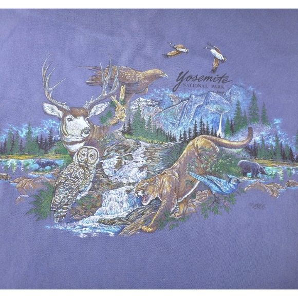 VINTAGE YOSEMITE DOUBLE SIDED SHIRT - Picture 3 of 5
